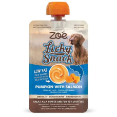 ZOE LICKY SNACK CALABAZA E SALMON 85G
